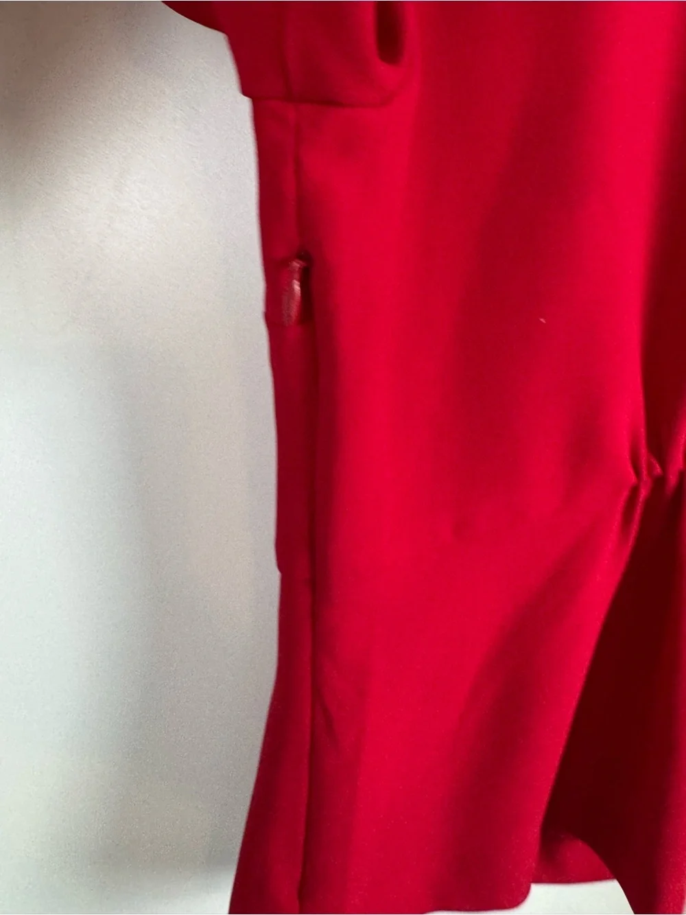 J. Crew Red Wrap-Front V-Neck Sweater